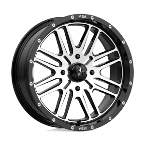 MSA Offroad Wheels – M38 BRUTE – Black – 18″x7″ 10mm – Summer Wheels – M38-018737